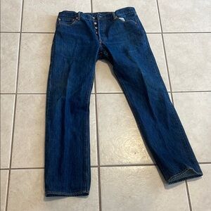 Levi's Blue Straight Jeans